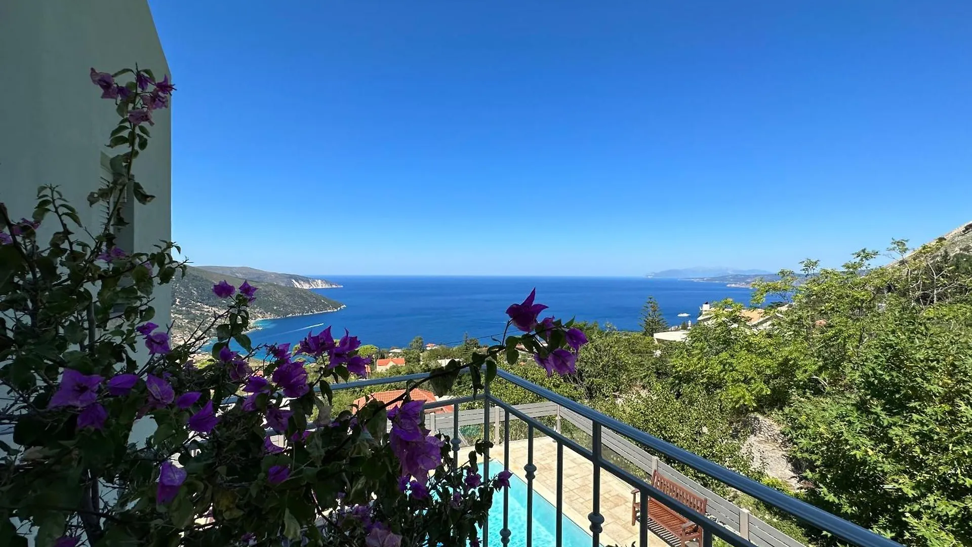 公寓 Private Villa In Kefalonia Island Angon 希腊